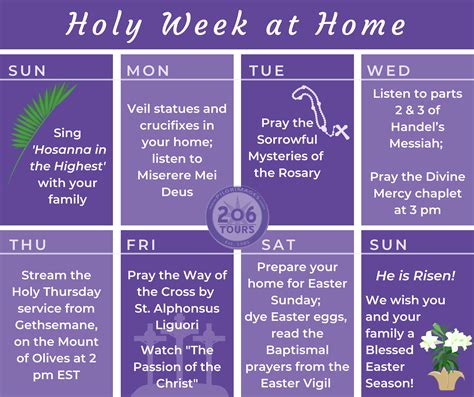 holy week meaning each day